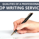 Qualities of a professional SOP writing services