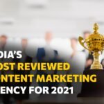 Write Right Makes History and Receives Honor of India’s Most Reviewed Content Marketing Agency for 2021