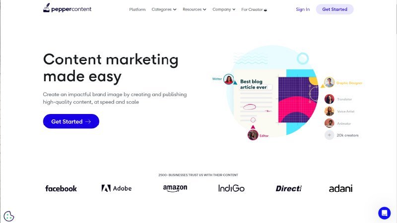 Pepper Content - Top Content Writing Companies