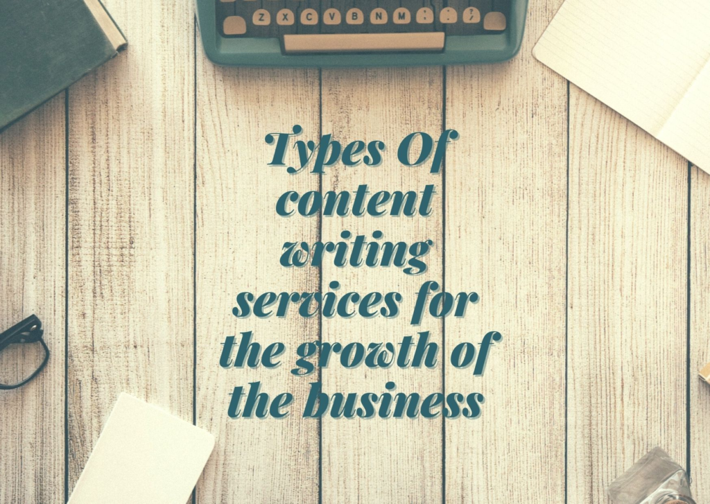 Types Of Content writing services