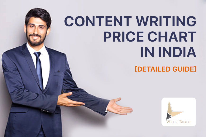 Content Writing Price Chart by Write right