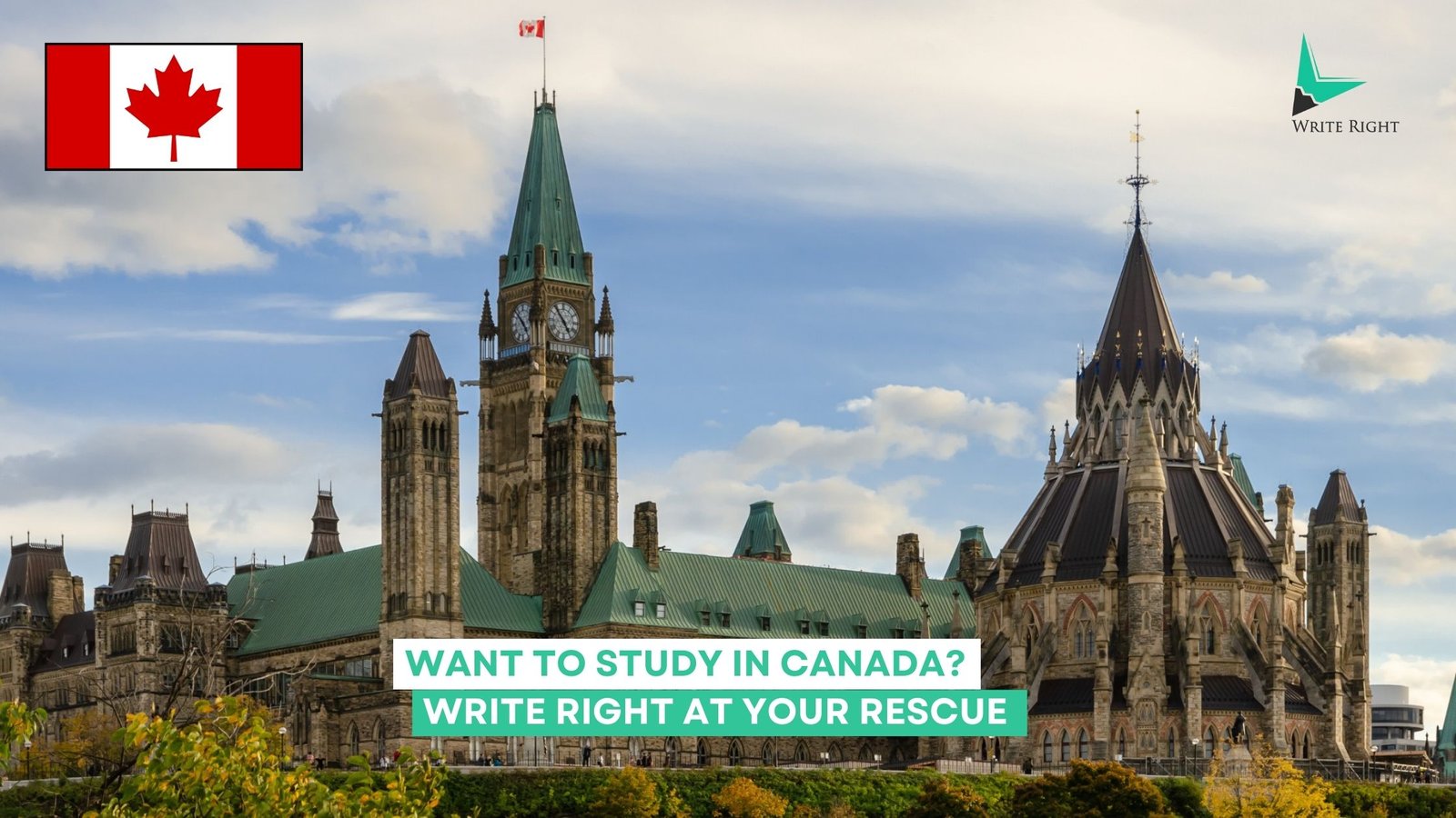 Are you a student wanting to study in Canada? Write Right will help you secure your admission to Canadian universities