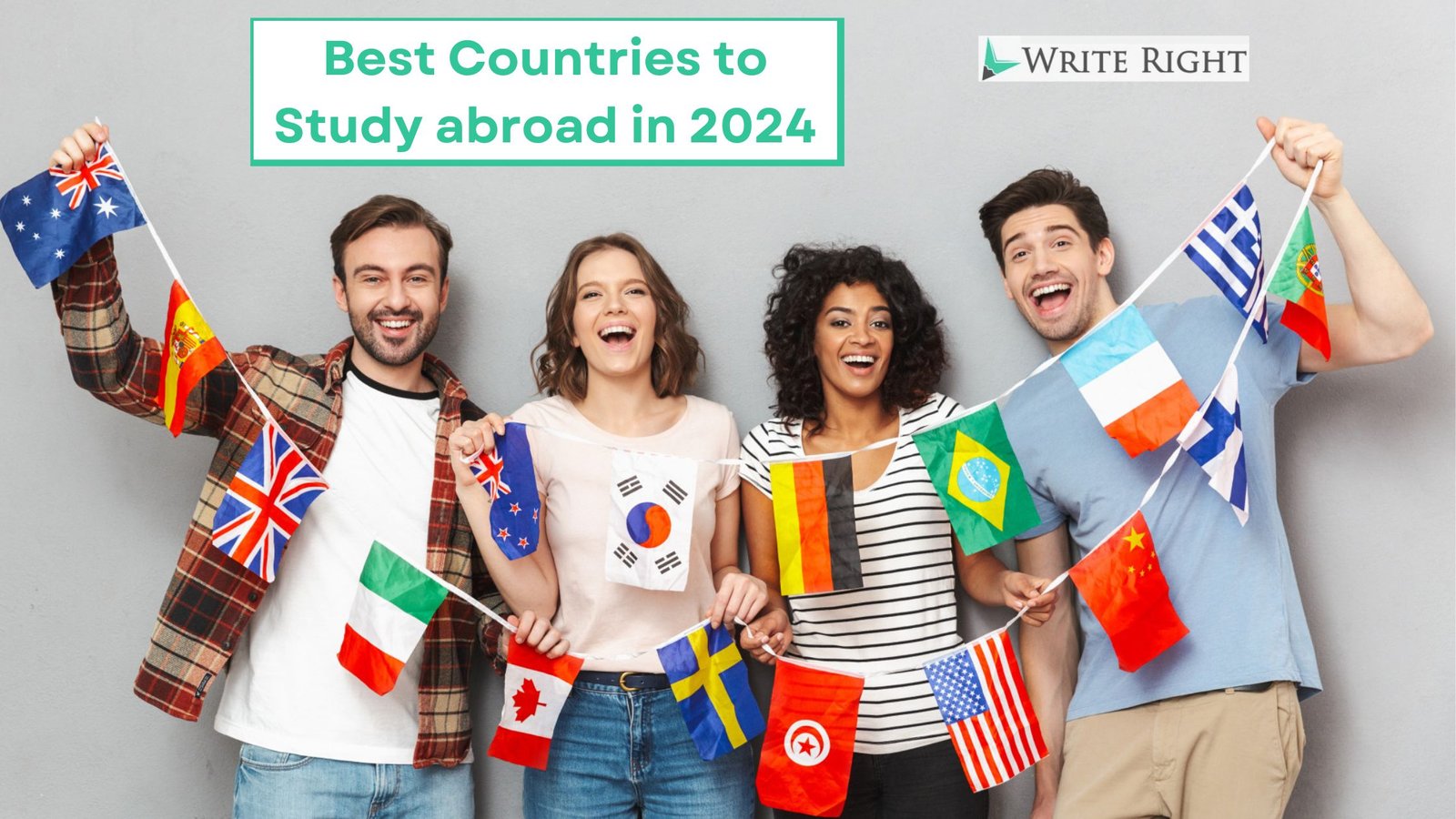 Which are the best countries to study abroad in 2024? Here are the Top 10 countries to opt for studying abroad. Write Right's SOP writing services would help you achieve this goal and get you admitted to your dream international university in 2024. Hire Write Right's Professional SOP writing services & LOR writing services to secure your admission.