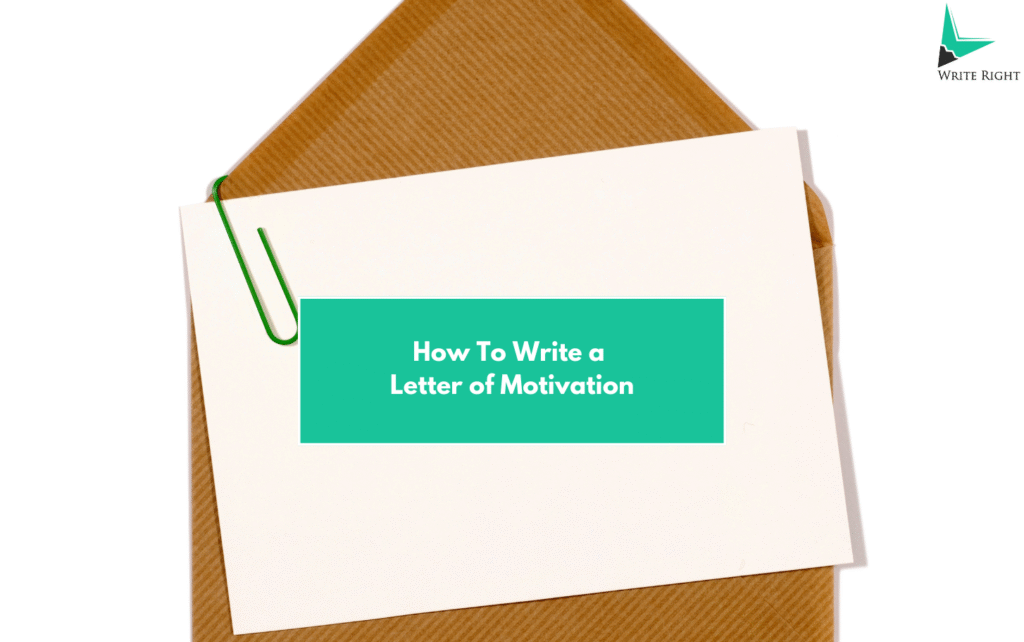 How To Write Letter of Motivation