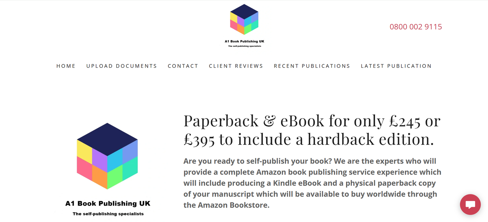 a1 book publishing uk