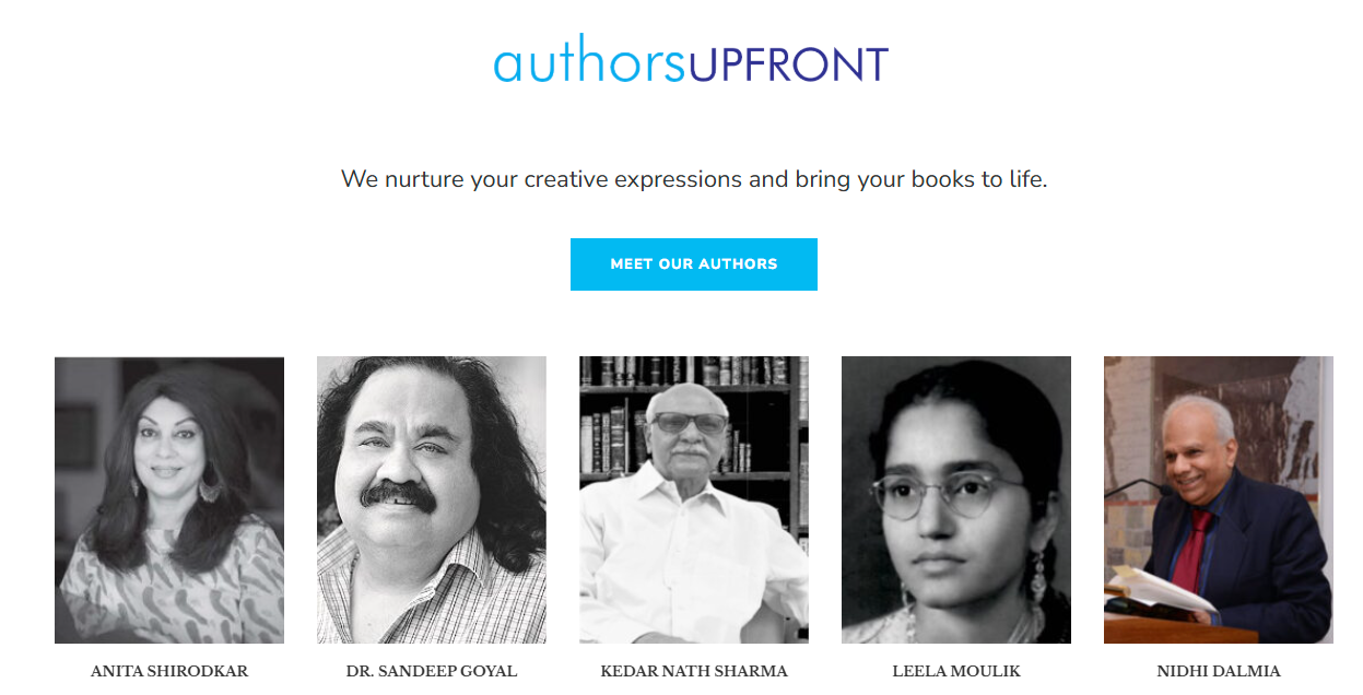 authors upfront