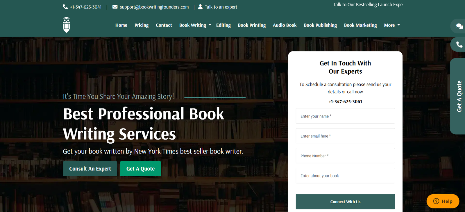 book writing founders