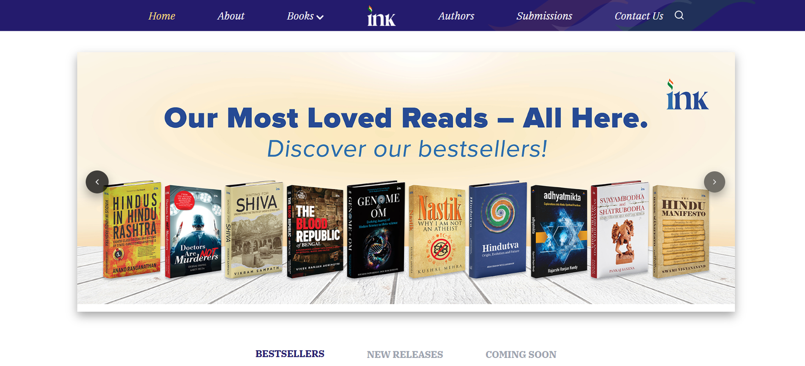blue ink books