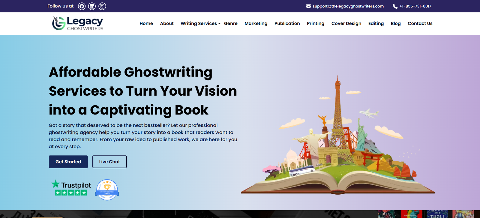 the legacy ghostwriters