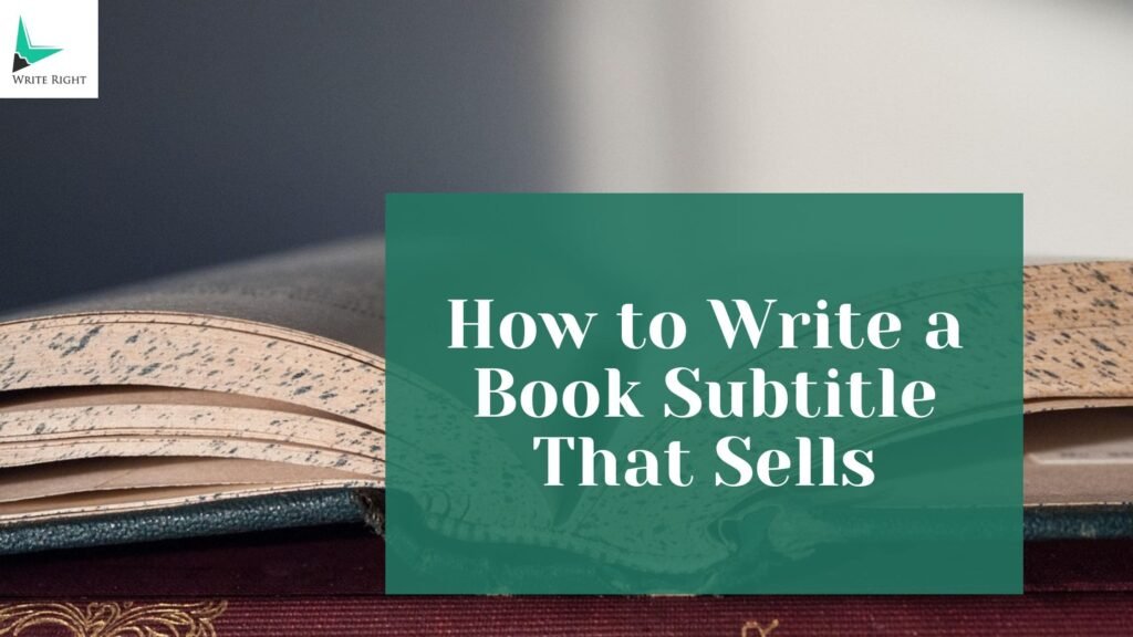 how to write a book subtitle