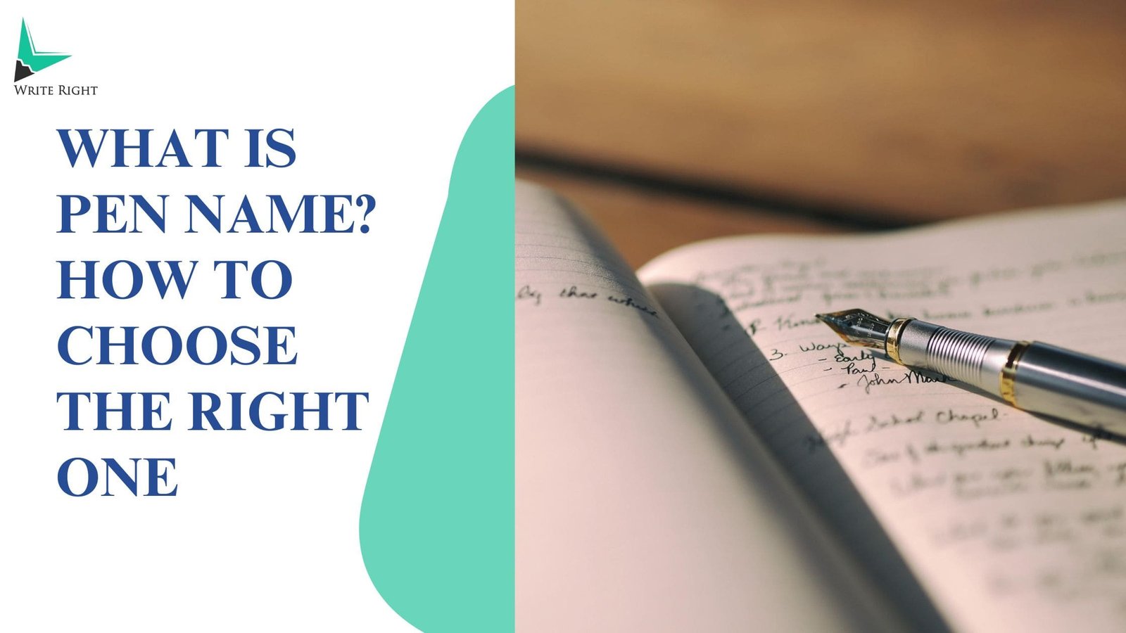What is Pen Name? How to Choose the Right One